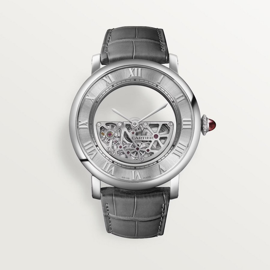 Đồng Hồ Cartier Rotonde De Cartier Watch Nam Xám